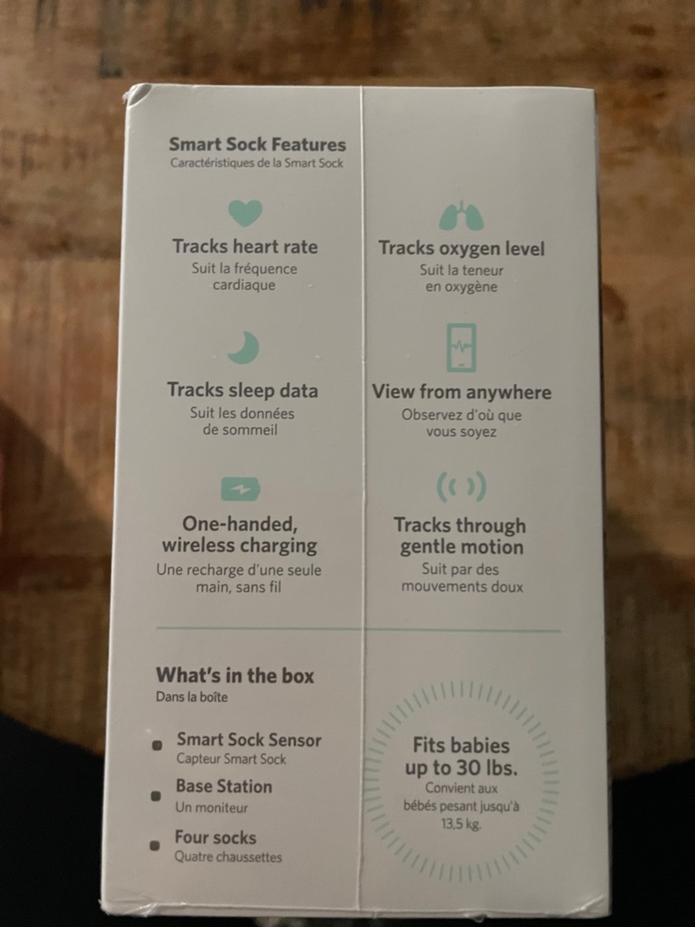 Owlet Smart Sock Baby Monitor - Mint Green - Picture 4 of 5
